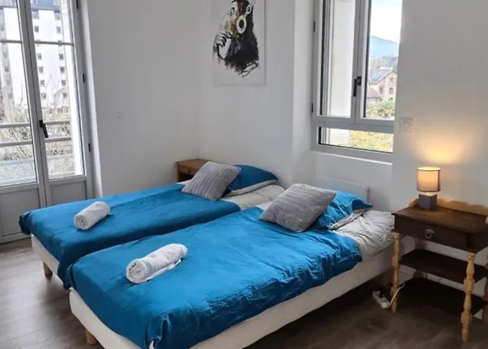 Panorama Du Sanctuaire 400 Metres De La Grotte 8 Personnes 3chambres Wifi Lourdes